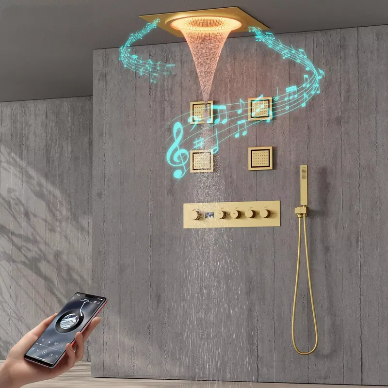 Spa & Wellness Paradies Braunschweig - Set Shower LED Pintar dengan Musik,