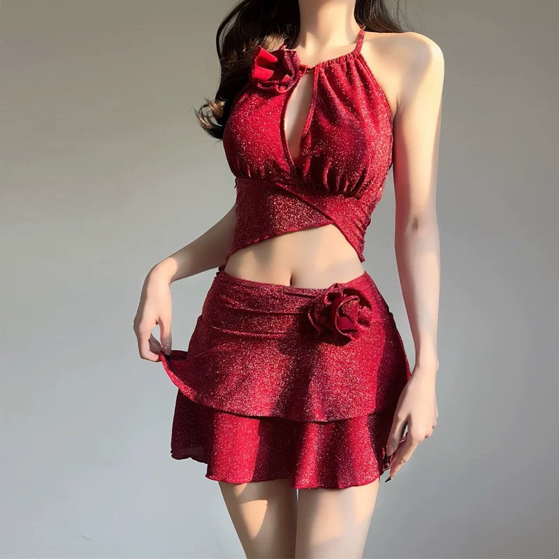 Spa & Wellness Paradies Braunschweig - Set Bikini 2 Potong Wanita Gaya